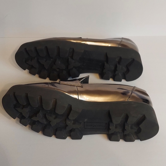 Franco Sarto Brindy Pewter Lug Sole Loafers - Picture 12 of 12